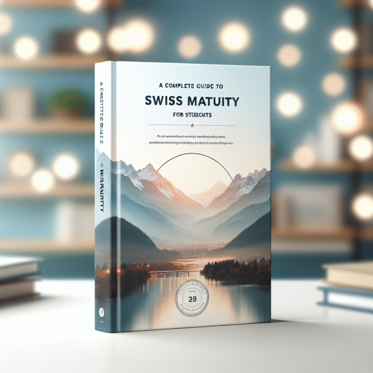 Découvrez tout sur la maturité suisse pour réussir vos études en confiance