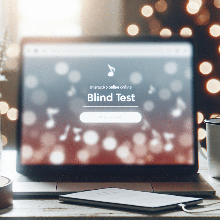 Vivez l&rsquo;expérience ultime du blind test en ligne interactif pour passionnés de musique