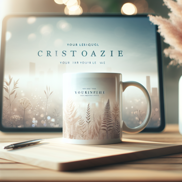 Éveillez vos émotions avec un mug personnalisé au texte raffiné